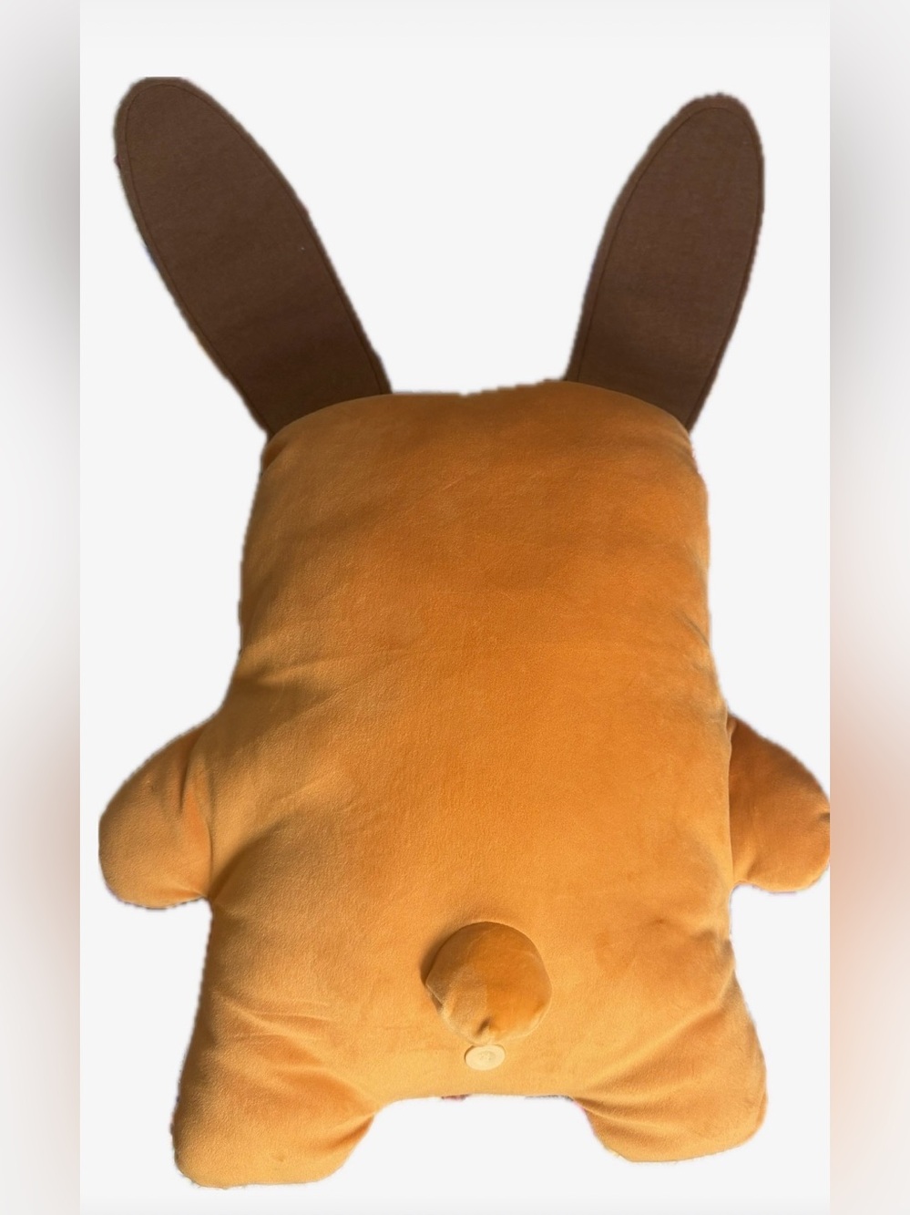Fuggler Bigg Fugg Rabbit Rabbit 18 Inch Plush With Teeth Orange - Picture 2 of 4